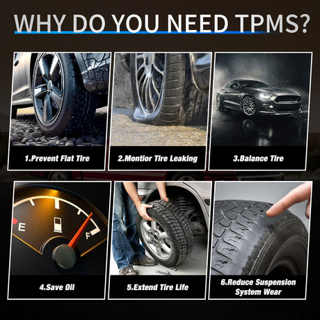 Nilight TPMS Sensor Compatible with 2009 2011 2012 2013 2014 2015 Ford F150 Fusion Mustang 2011-2020 Focus Explorer Lincoln MKS MKT MKX Navigator 315Mhz Tire Pressure Sensors