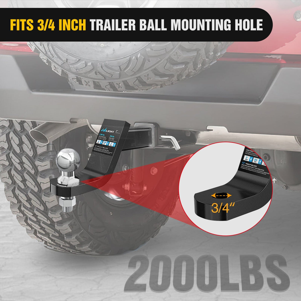 1-7/8Inch Diameter Chrome Trailer Hitch Ball
