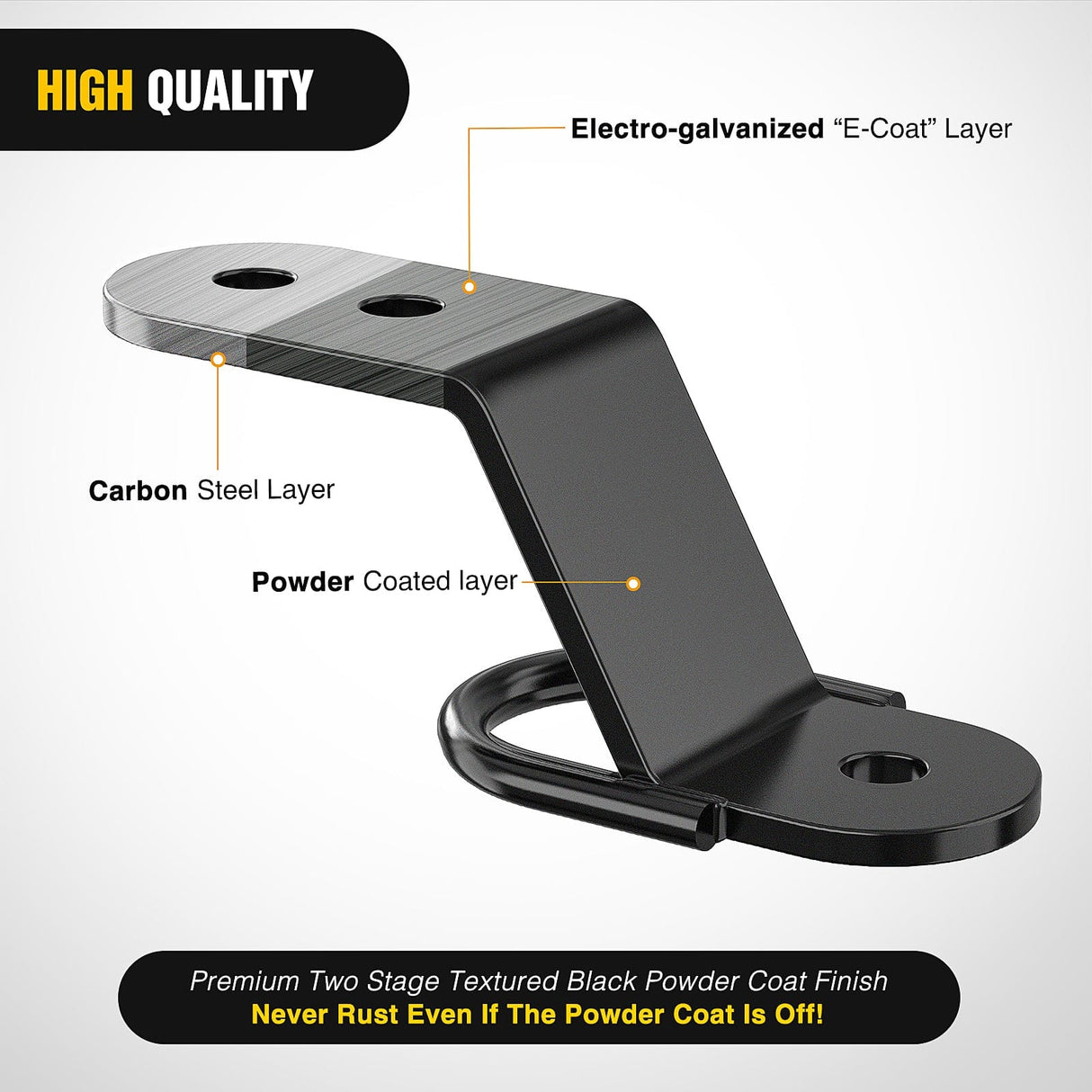 Nilight ATV/UTV Three-Way Hitch with 2 Inch Ball 3500lbs 3 Trailer Hitch Ball Mount Lawn Mover Hitch ATV UTV Trailer Hitch Adapter 3Inch Drop/Rise 3 Mounting Options