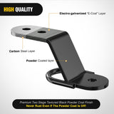 Nilight ATV/UTV Three-Way Hitch with 2 Inch Ball 3500lbs 3 Trailer Hitch Ball Mount Lawn Mover Hitch ATV UTV Trailer Hitch Adapter 3Inch Drop/Rise 3 Mounting Options