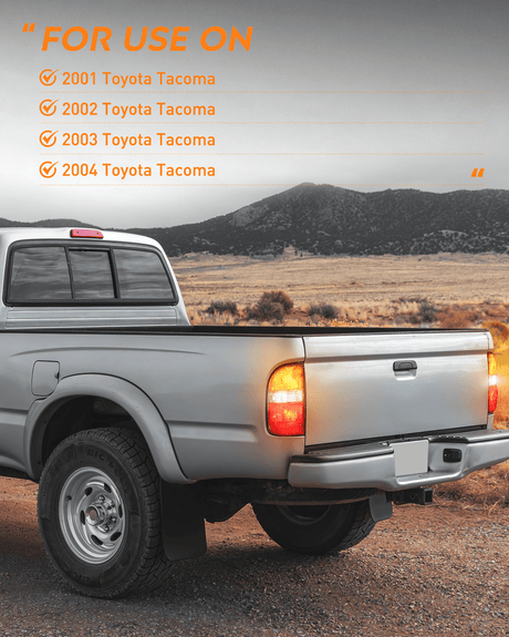 Taillight Assembly 2001 2002 2003 2004 Toyota Tacoma Taillight Assembly Rear Lamp Replacement OE Style Driver Side