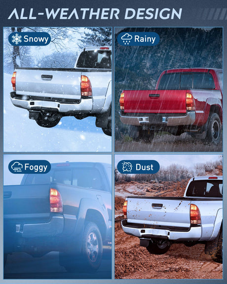 Taillight Assembly 2005 2006 2007 2008 2009 2010 2011 2012 2013 2014 2015 Toyota Tacoma Taillight Assembly Rear Lamp Replacement OE Style Passenger Side