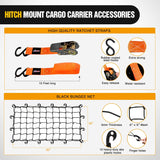 64 x 39 x 6 Inch Universal Roof Rack Cargo Basket Kit Nilight