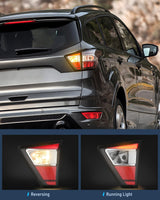 Nilight Taillight Assembly Compatible with 2017 2018 2019 Ford Escape Kuga Inner Rear Lamp Replacement OE Style with LED and halogen bulbs Passenger Side