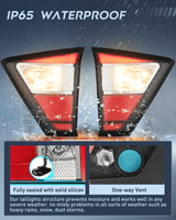 Nilight Taillight Assembly Compatible with 2017 2018 2019 Ford Escape Kuga Inner Rear Lamp Replacement OE Style LED and halogen bulbs Driver Passenger Side