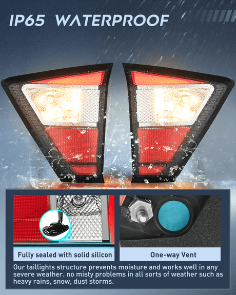 Nilight Taillight Assembly Compatible with 2017 2018 2019 Ford Escape Kuga Inner Rear Lamp Replacement OE Style LED and halogen bulbs Driver Passenger Side