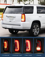 Nilight Taillight Assembly Compatible with 2015 2016 2017 2018 2019 2020 GMC Yukon and Yukon XL 2015-2018 submodel Denali SLE SLT LED Type Tail Lights Rear Lamp Replacement Passenger Side