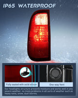 Nilight Taillight Assembly Compatible with 2008 2009 2010 2011 2012 2013 2014 2015 2016 Ford F250 F350 F450 Super Duty Rear Lamp Replacement OE Style Driver Side Dark Red