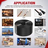 Nilight 100FT 20 Gauge 3 Conductor Electrical Wire Tinned Oxygen Free Copper Red Black Yellow 3 Wires Parallel 600V DC Flexible PVC Case Extension Cords for LED Strips Lamps Lighting