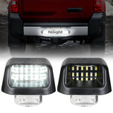License Plate Light Compatible with 2007 2008 2009 2010 2011 2012 2013 2014 2015 2016 2017 2018 2019 2020 2021 Nissan Frontier Navara D40 2007-2015 Titan Armada Xterra Black Housing main