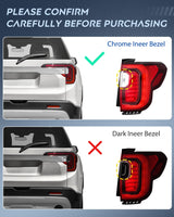 Nilight Taillight Assembly Compatible with 2020 2021 2022 2023 GMC Acadia Tail Light Replacement OE Style Passenger Side with Bulbs