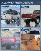 Taillight Assembly Taillight Assembly Compatible with 2001 2002 2003 2004 Toyota Tacoma Rear Lamp Replacement with Dark Red Housing Tail Lights Passenger Side