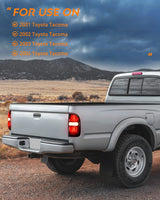 Taillight Assembly Taillight Assembly Compatible with 2001 2002 2003 2004 Toyota Tacoma Rear Lamp Replacement with Dark Red Housing Tail Lights Passenger Side