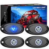 RGB Rock Lights Blue LED Rock Lights (4 Pcs)