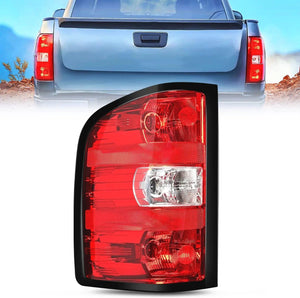 2007 2008 2009 2010 2011 2012 2013 2014 Chevy Silverado 1500 2500HD 3500HD 2007 2008 2009 2010 2011 2012 2013 GMC Sierra 3500HD Tail light Assembly Rear Lamp w/Bulbs and Harness Driver Side