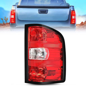 2007 2008 2009 2010 2011 2012 2013 2014 Chevy Silverado 1500 2500HD 3500HD 2007 2008 2009 2010 2011 2012 2013 GMC Sierra 3500HD Tail light Assembly Rear Lamp w/Bulbs and Harness Passenger Side