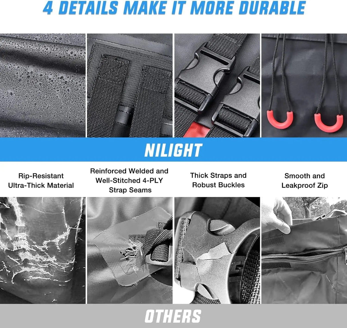 Car Roof Bag 15 Cubic Feet Nilight