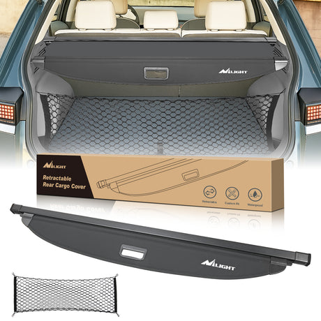 Nilight Trunk Cargo Cover for Hyundai Ioniq 5 2022 2023 2024 2025, Retractable Security Shade Rear Cargo Cover, with Trunk Storage Net