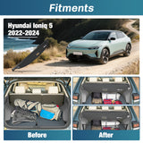 Nilight Trunk Cargo Cover for Hyundai Ioniq 5 2022 2023 2024 2025, Retractable Security Shade Rear Cargo Cover, with Trunk Storage Net