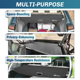 Nilight Trunk Cargo Cover for Hyundai Ioniq 5 2022 2023 2024 2025, Retractable Security Shade Rear Cargo Cover, with Trunk Storage Net