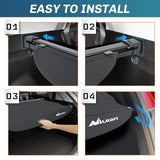 Nilight Trunk Cargo Cover for Hyundai Santa Fe 2019 2020 2021 2022 2023, Retractable Security Shade Rear Cargo Cover, with Trunk Storage Net
