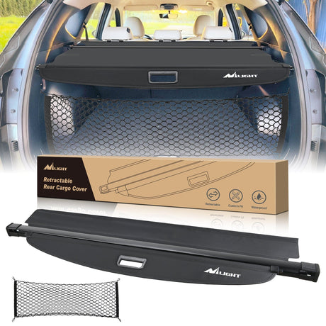 Nilight Trunk Cargo Cover for Hyundai Tucson 2021 2022 2023 2024 2025 Retractable Privacy Security Shield Shade Rear Trunk Cover, with Trunk Storage Net