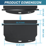 Nilight Trunk Cargo Cover for Hyundai Tucson 2021 2022 2023 2024 2025 Retractable Privacy Security Shield Shade Rear Trunk Cover, with Trunk Storage Net