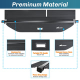 Trunk Cargo Cover Toyota 4runner 2010-2021 2022 2023 2024, Retractable Privacy Security Shield Shade Rear Trunk Cover, with Trunk Storage Net