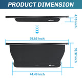 Nilight Trunk Cargo Cover for Volvo XC90 2003-2014, Retractable Security Shade Rear Cargo Cover, with Trunk Storage Net