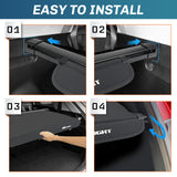 Nilight Trunk Cargo Cover for Volvo XC90 2003-2014, Retractable Security Shade Rear Cargo Cover, with Trunk Storage Net