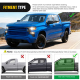 2019 2020 2021 2022 2023 2024 Chevy Silverado/GMC Sierra 1500 Crew Cab 2020-2024 Silverado/GMC Sierra 2500HD 3500HD Running Boards 6 Inch Aluminum Bolt-on Side Step Nerf Bars Running Boards