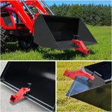 Clamp On Trailer Hitch 2 Inch Ball Mount Receiver Tractor Bucket Nilight