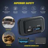 Dual USB Charger PD Type C QC 3.0 Fast Charging Outlet Nilight