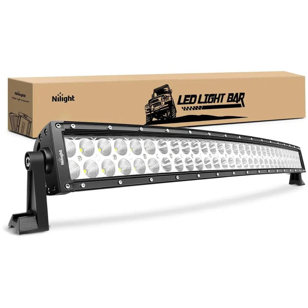 LED Light Bar 32" 180W Double Row Curved Spot/Flood LED Light Bar