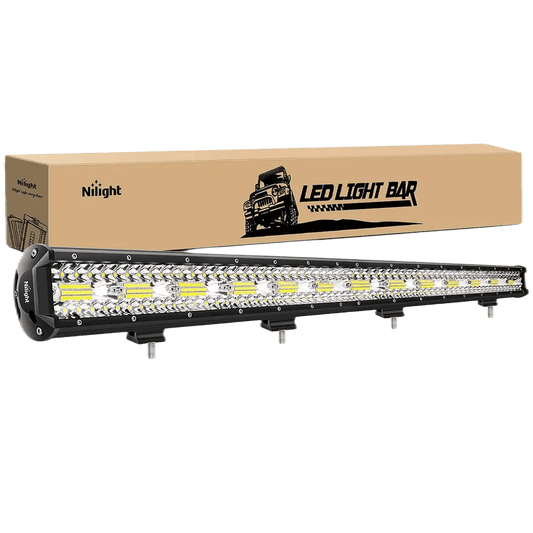 LED Light Bar 37" 780W 78000LM Triple Row Spot/Flood LED Light Bar