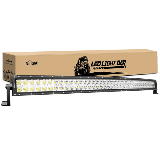 LED Light Bar 42" 240W Double Row Curved Spot/Flood LED Light Bar