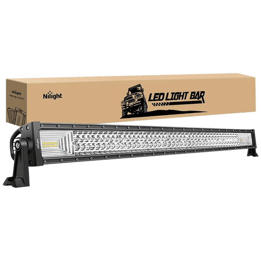 LED Light Bar 42" 648W 43000LM Triple Row Spot/Flood LED Light Bar