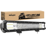 LED Light Bar 20" 288W 28800LM Triple Row Spot/Flood LED Light Bar