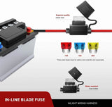 LED Light Bar 26" 540W 50000LM Triple Row Spot/Flood LED Light Bar | 14AWG Wire 3Pin Switch
