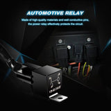 Light Bar Wiring Kit 22" 270W 13500LM Triple Row Amber White Spot/Flood LED Light Bar | 16AWG DT Wire