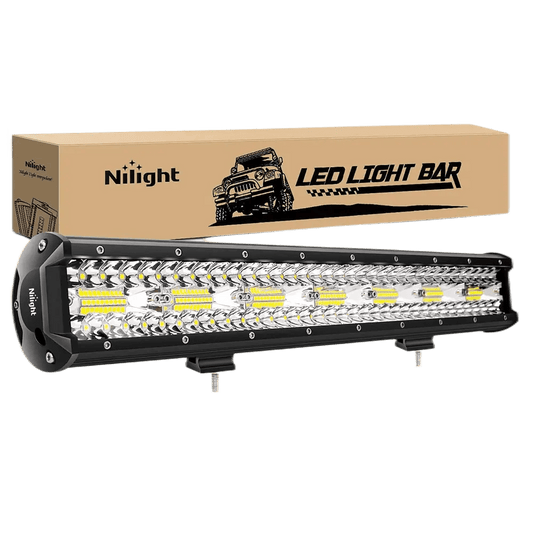 LED Light Bar 20" 420W Triple Row Spot/Flood Led Light Bar