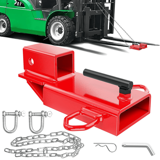 Forklift Trailer Hitch Attachment Fits 2" Receiver Red Nilight