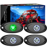 RGB Rock Lights Green LED Rock Lights (4 Pcs)
