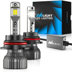9004/HB1 LED Headlight Bulbs E30 Series 70W 14000LM 6500K IP67 | 2 BULBS