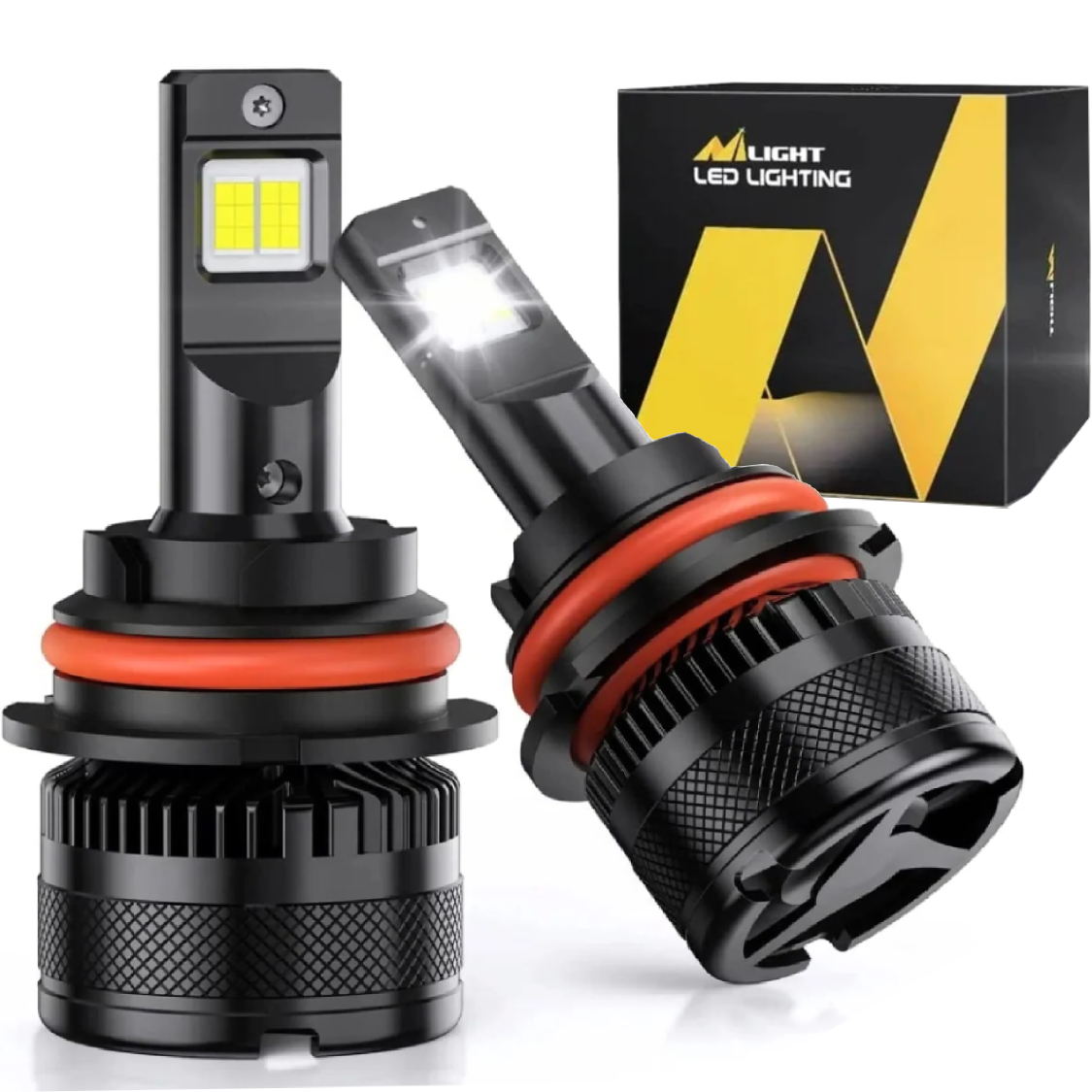 9004/HB1 LED Headlight Bulbs N40 Series 100W 20000LM 6000K IP67 | 2 BULBS