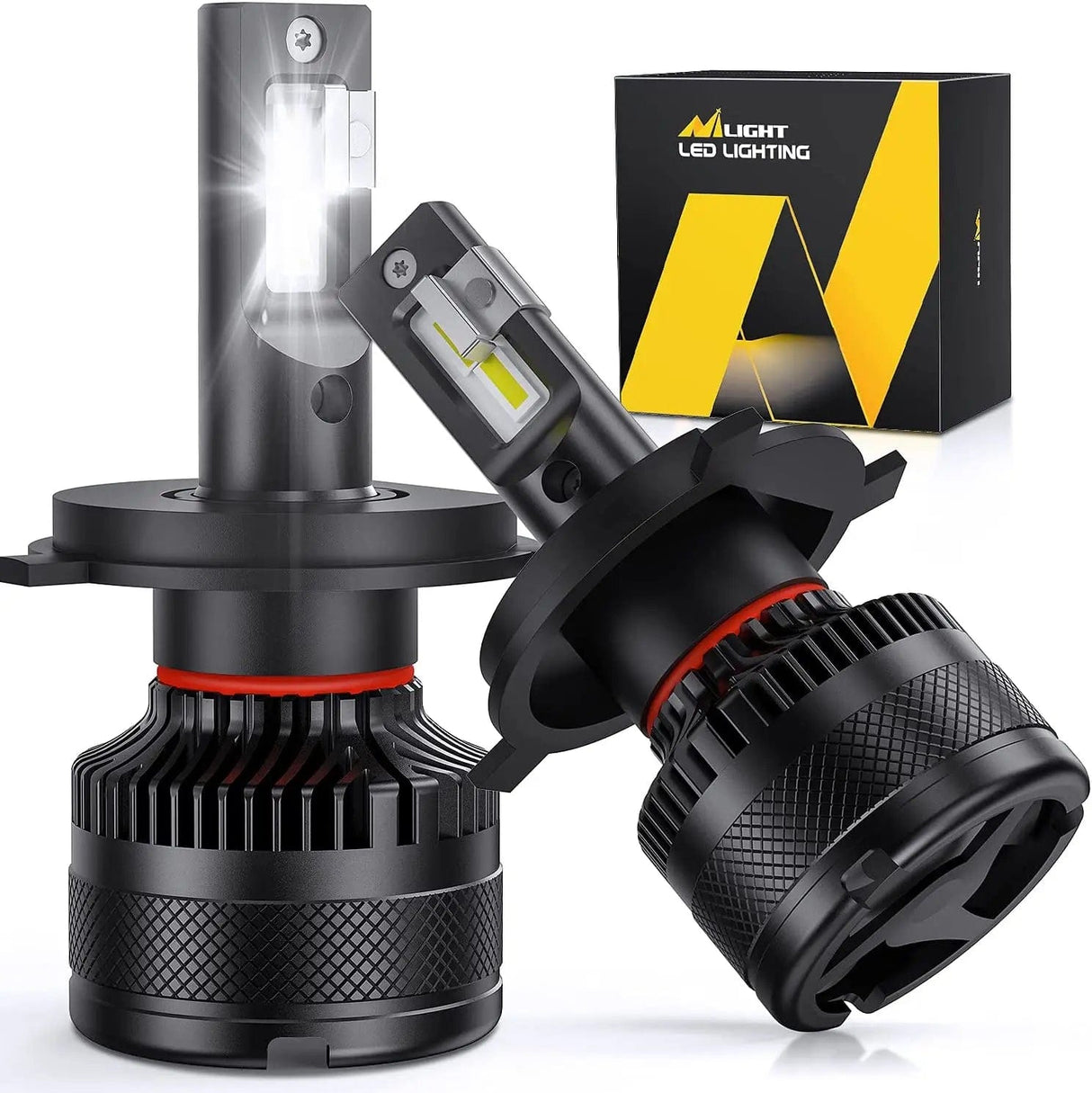 LED Headlight H4/9003/HB2 LED Headlight Bulbs N40 Series 100W 20000LM 6000K IP67 | 2 BULBS