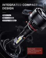 LED Headlight H4/9003/HB2 LED Headlight Bulbs N40 Series 100W 20000LM 6000K IP67 | 2 BULBS