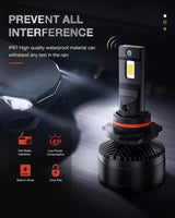 LED Headlight 9006/HB4 LED Headlight Bulbs N40 Series 100W 20000LM 6000K IP67 | 2 BULBS