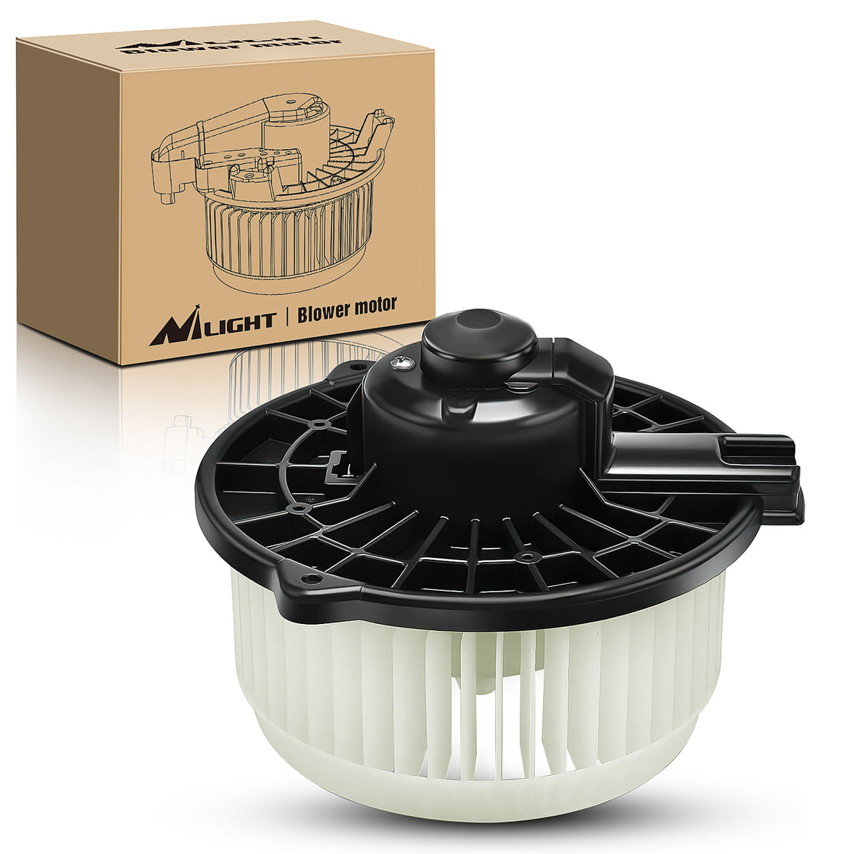 Nilight HVAC Heater Blower Motor Assembly for Honda Civic 2001 2002 2003 2004 2005, CR-V 2002-2006, Element 2003-2011, Acura EL 2001-2005 – Replaces 79310S5DA01, 79310S7AG12