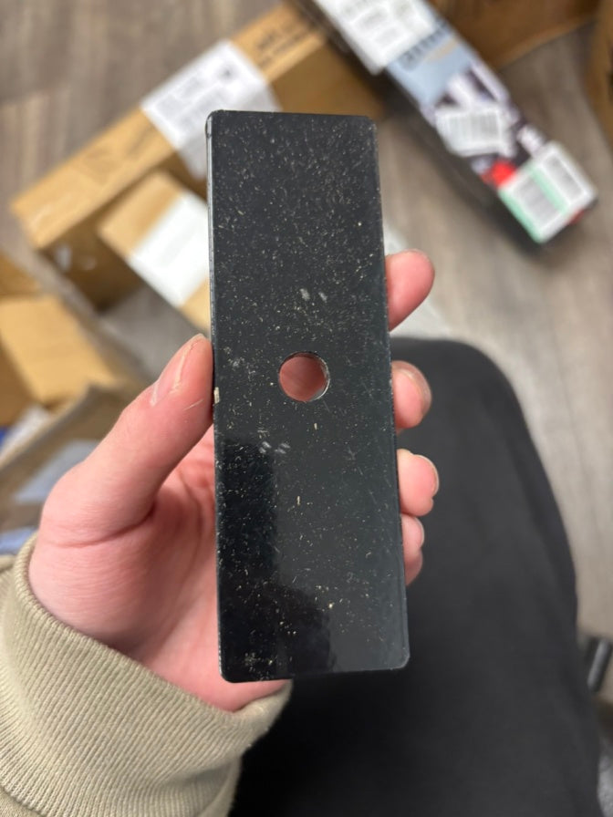 Spare Tire Carrier Mount Stake Pocket Boat 3-Nuts Trailer Bracket Utility Trailer Accessories Fits 4 & 5 & 6 Lugs Trailer Wheels on 4Inch 4.5Inch 4.75Inch 5Inch 5.5Inch and 6Inch Bolt Patterns 150 Lbs (25% OFF Final Checkout)